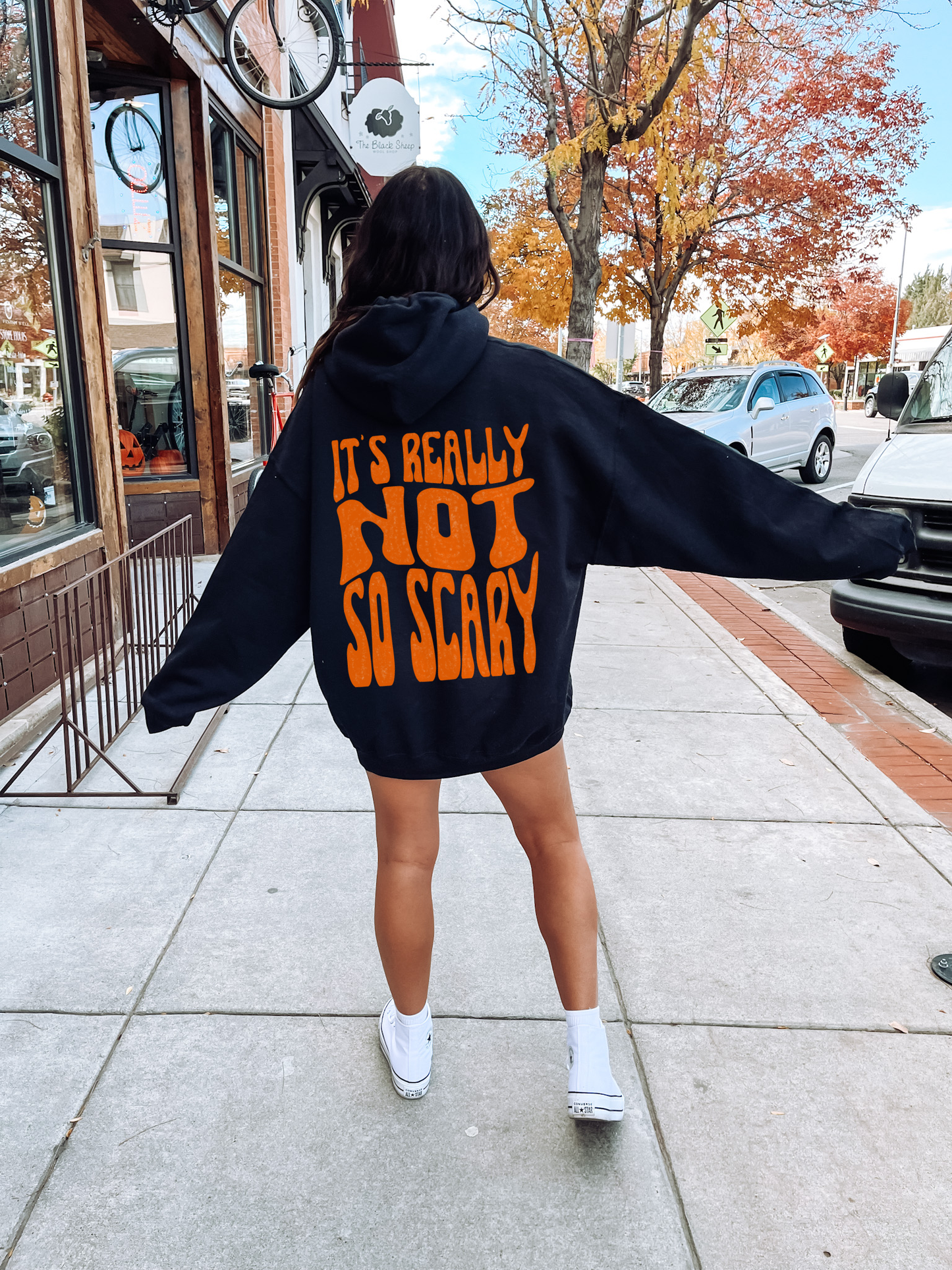 'NOT SO SCARY' - ZIP HOODIE
