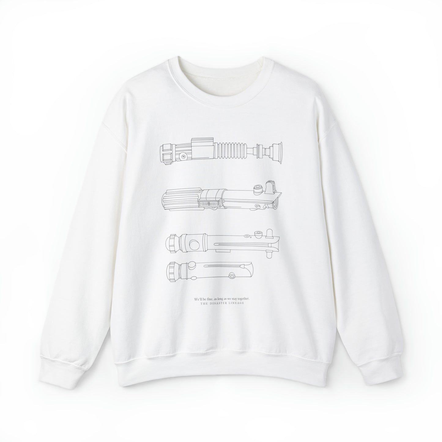 'CLONE WARS TRIO SABERS' - SWEATSHIRT