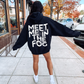 'MEET ME IN THE FOG' - ZIP HOODIE