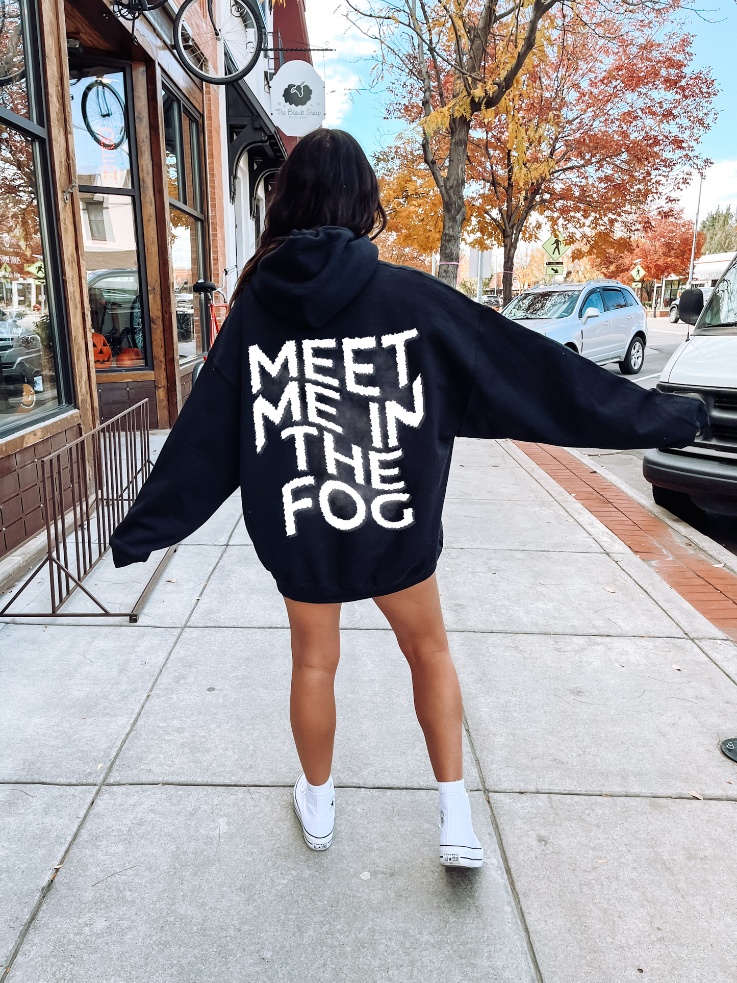 'MEET ME IN THE FOG' - ZIP HOODIE