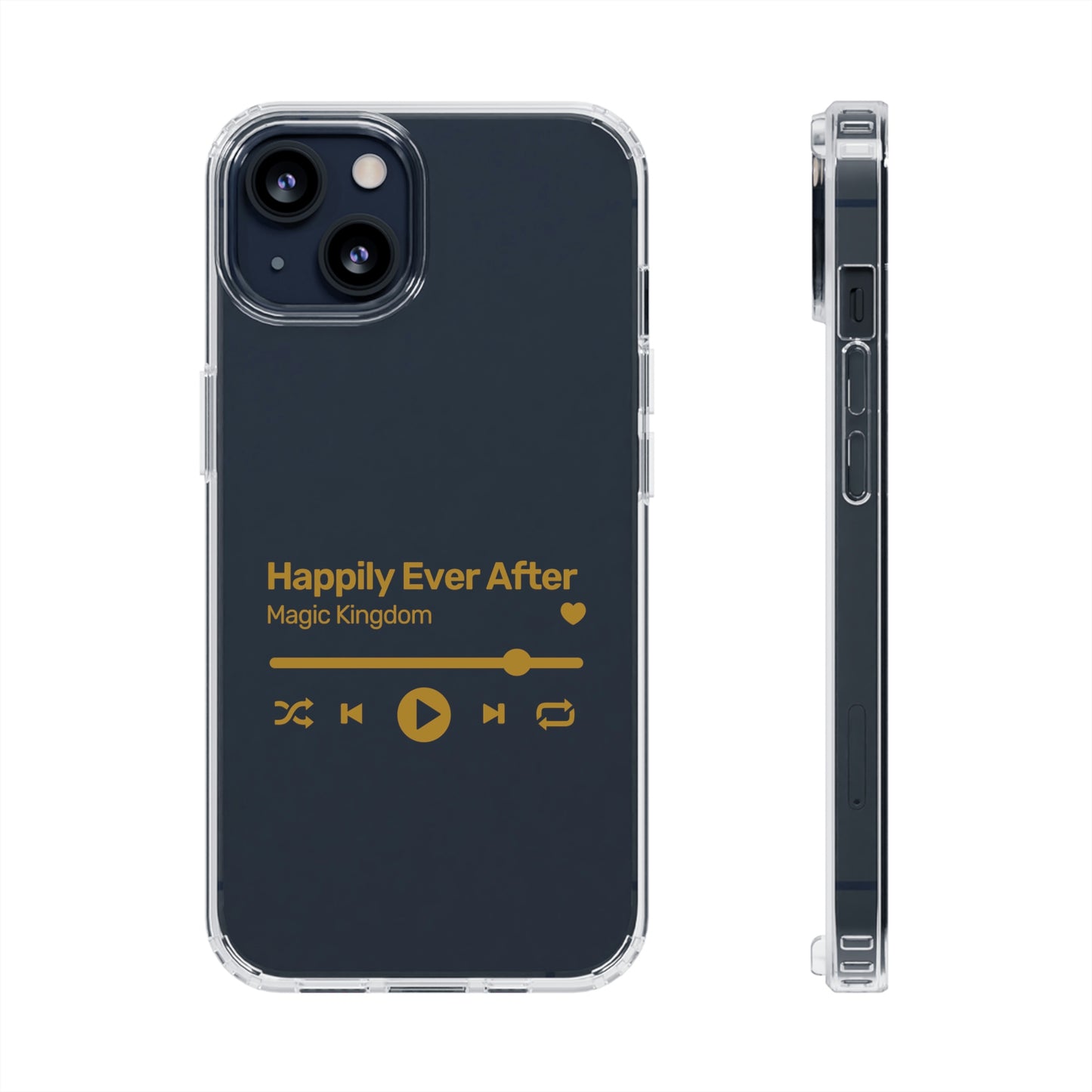 'HAPPILY EVER AFTER PHONE CASE' - GOLD